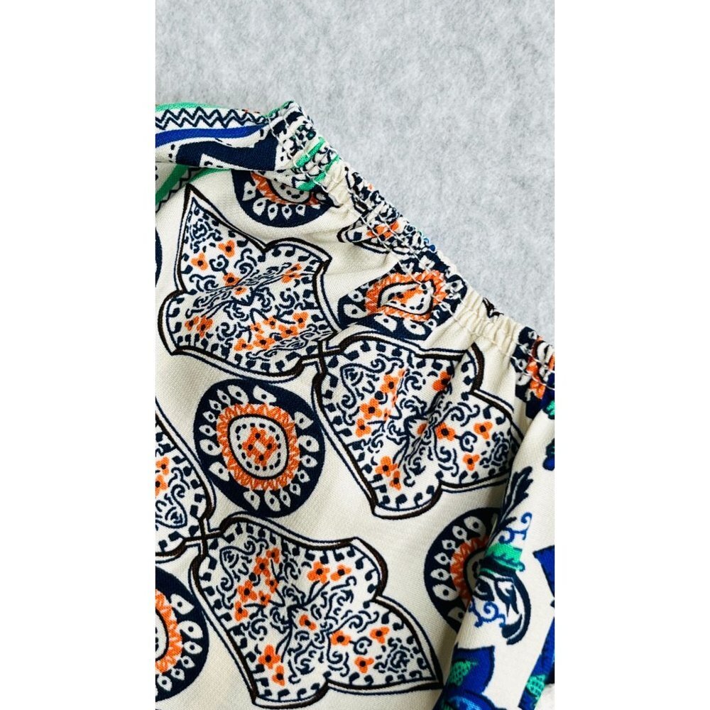 Gibson Latimer Multiprint Tunic Top Size L - Picture 9 of 11